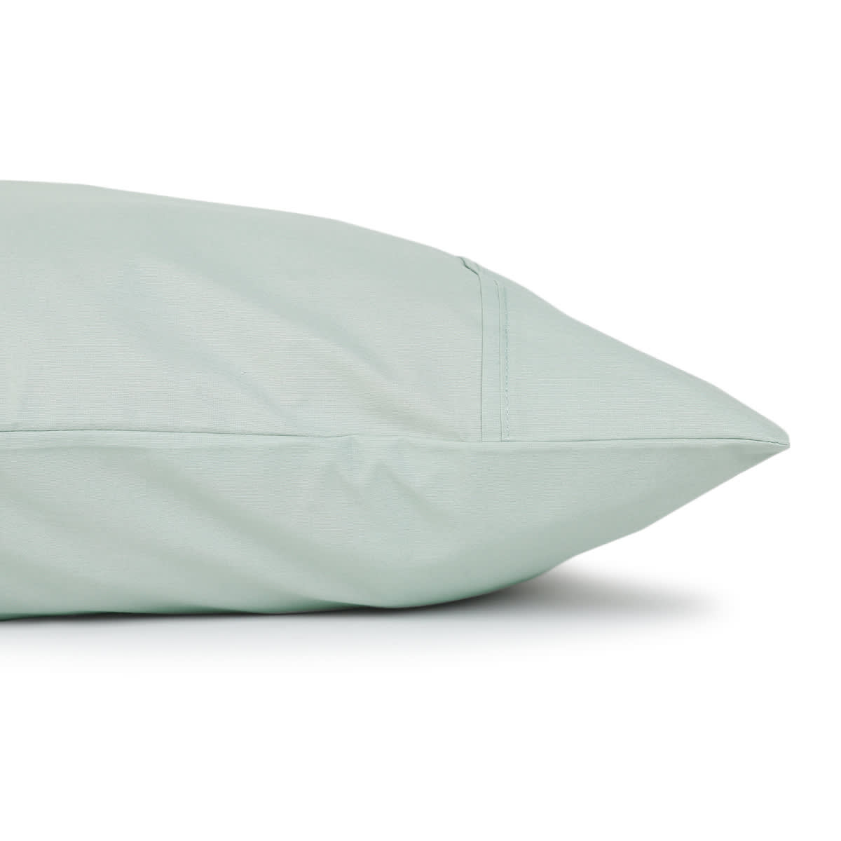 250 Thread Count Cotton Rich Standard Pillowcase - Eucalyptus