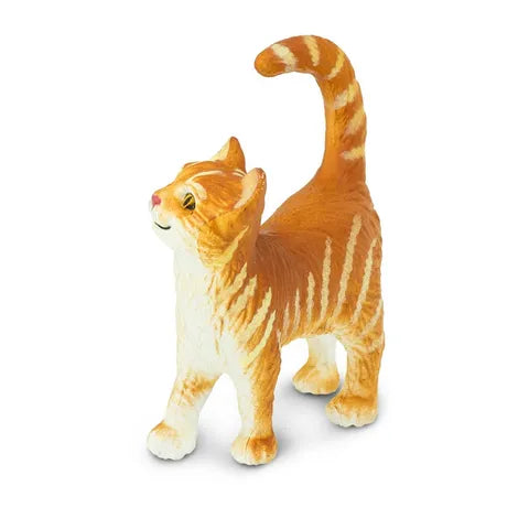 Tabby Cat Figurine by Safari Ltd Farm Collection Animal Figurines 3yrs+