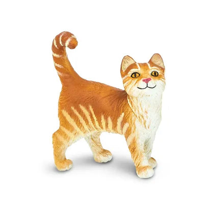 Tabby Cat Figurine by Safari Ltd Farm Collection Animal Figurines 3yrs+