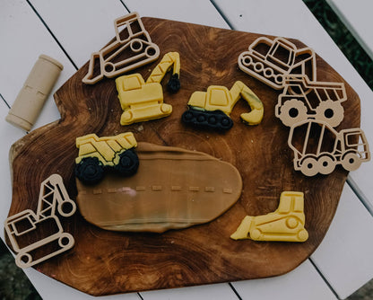 Kinfolk Pantry Construction Eco Cutter Set Playdough Sand Toys Art and craft for kids 3yrs+