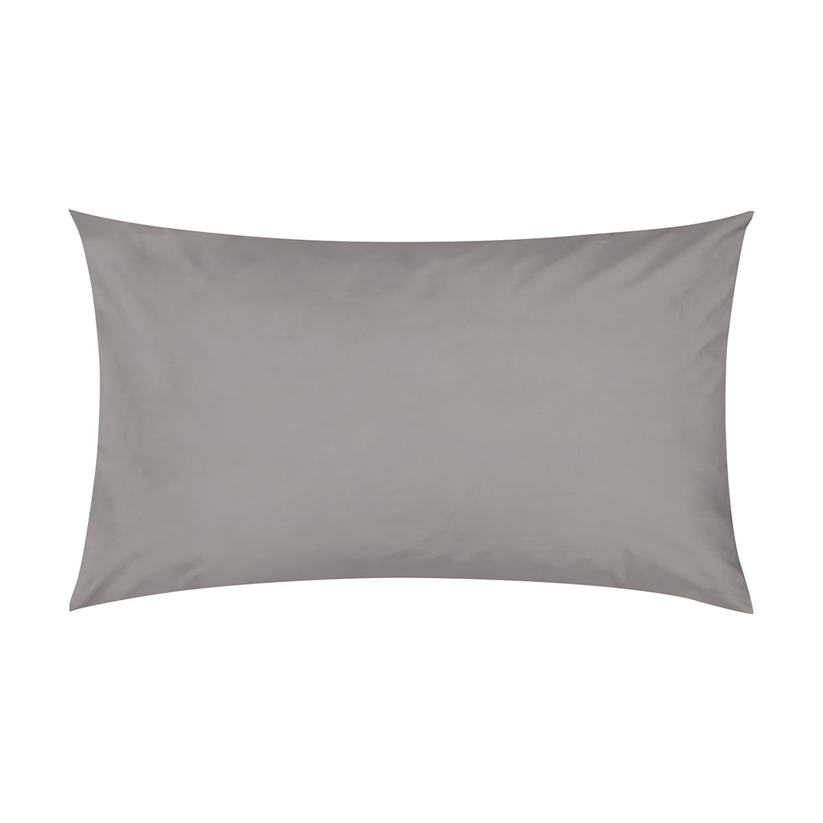 250 Thread Count Cotton Rich Standard Pillowcase - Grey