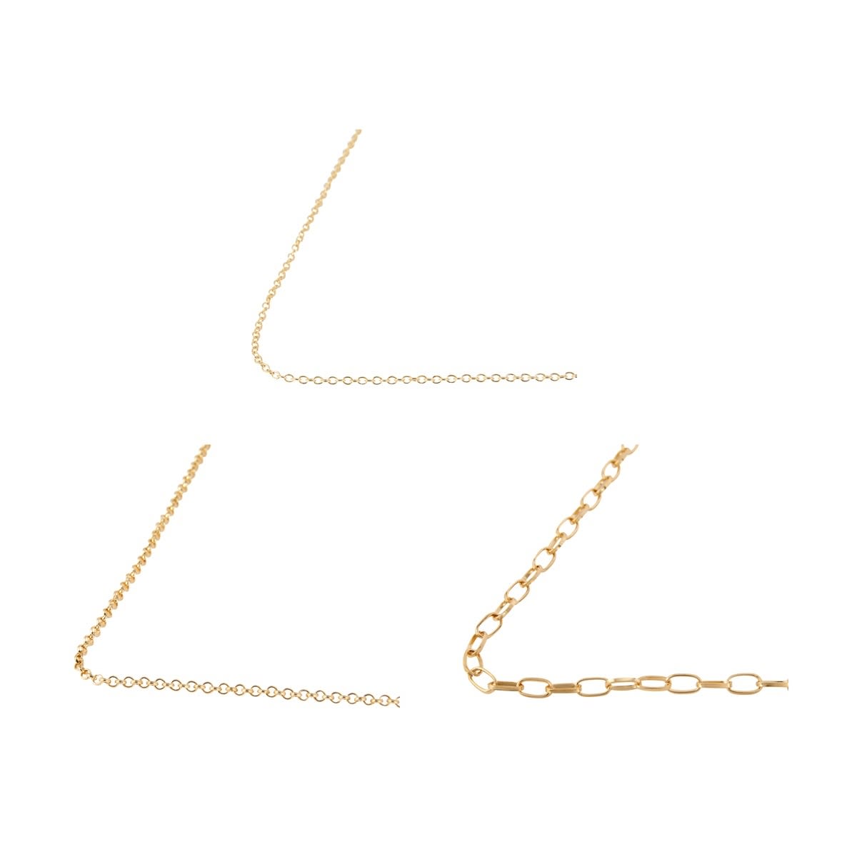 Jewellery Chain Set - Gold Look