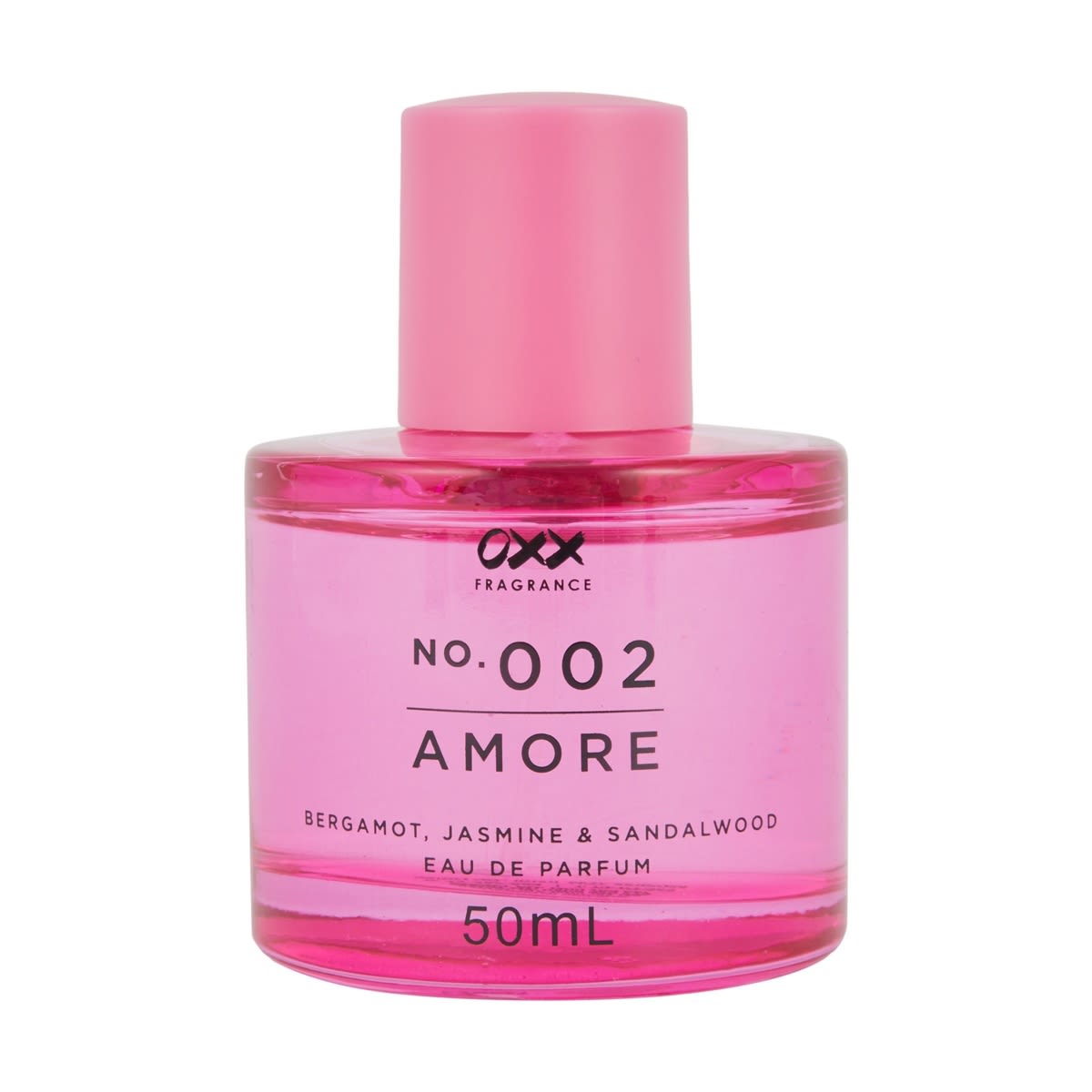 OXX Fragrance No. 002 Amore Eau De Parfum - Bergamot, Jasmine and Sandalwood