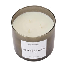 Pomegranate Inspired Glass Candle