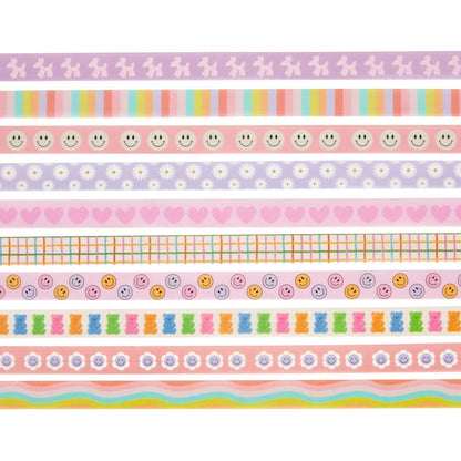 10 Pack Washi Tapes - Retro
