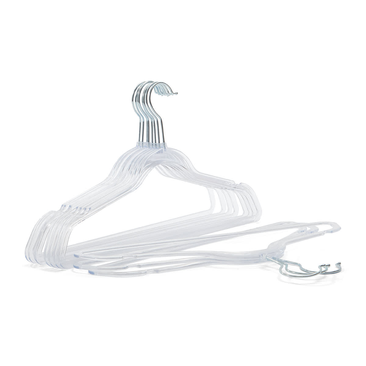 12 Pack Clear Hangers