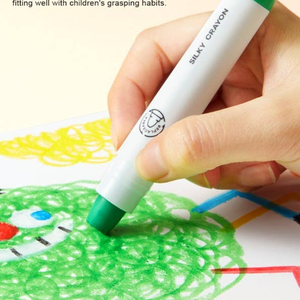 Mideer Twistable Silky Crayon 8 Colours Washable Crayons Stationary Art and Craft for kids 6yrs+