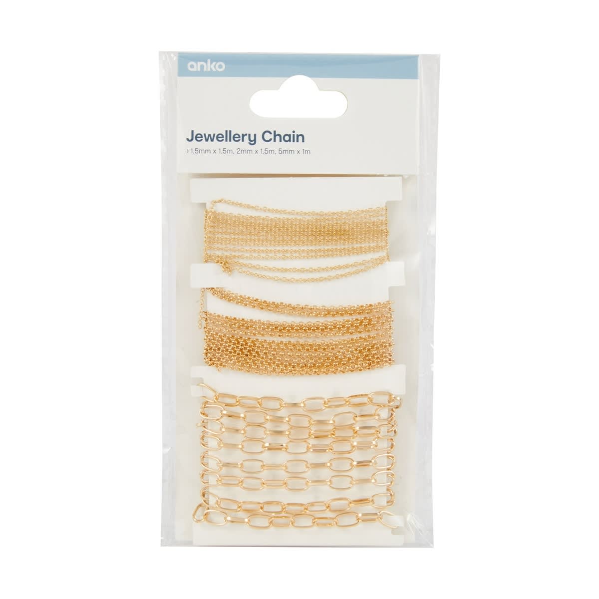 Jewellery Chain Set - Gold Look