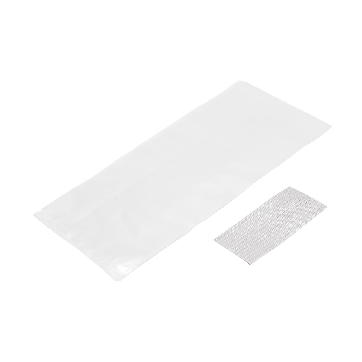 25 Pack Cellophane Bags with Ties