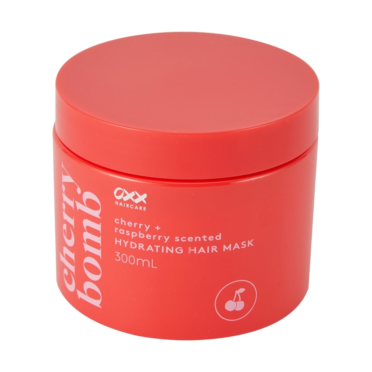 OXX Haircare Cherry Bomb Hydrating Hair Mask 300ml - Cherry and Raspberry Scented