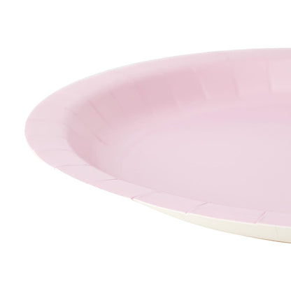 16 Pack Pink Paper Plates