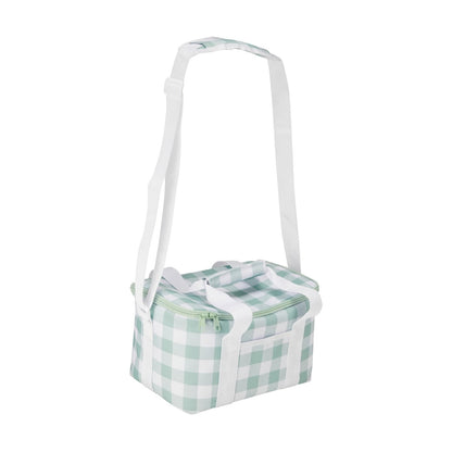Gingham Large Insulated Lunch Bag