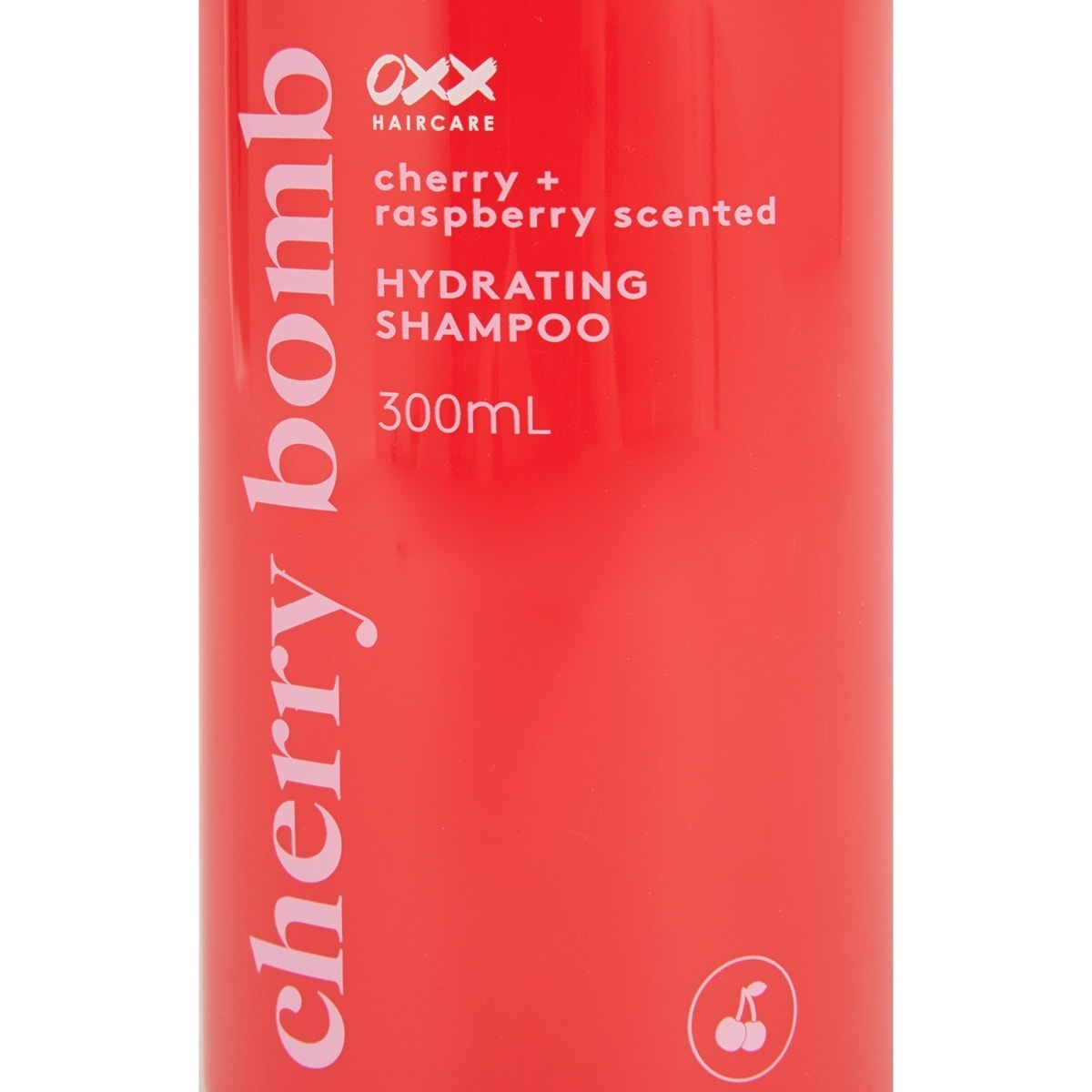 OXX Haircare Cherry Bomb Hydrating Shampoo 300ml - Cherry and Raspberry Scented