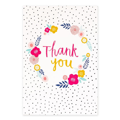 Creative Publishing from Hallmark Thank You Card -  Floral Wreath