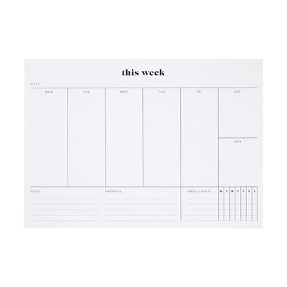Weekly Desk Pad