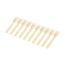 10 Piece Wooden Fork