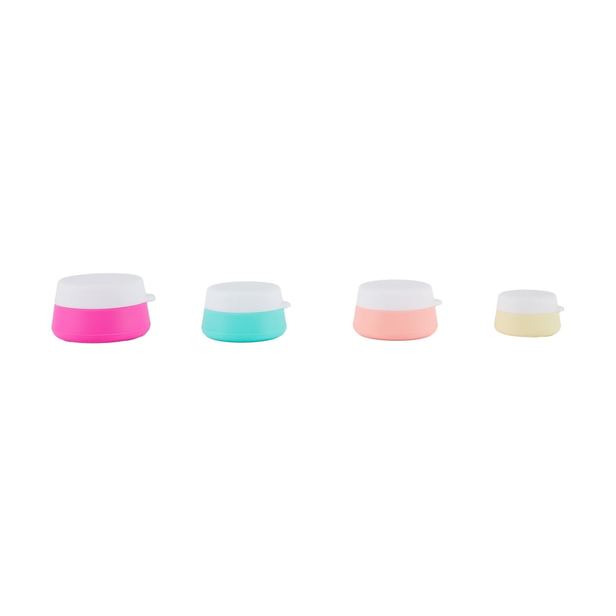 OXX Travel 4 Pack Silicone Containers
