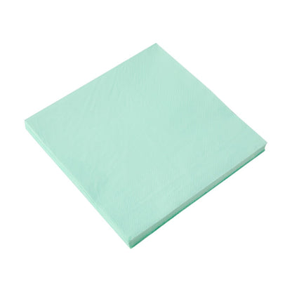 20 Piece Pastel Green Paper Napkins