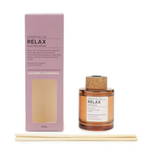 Aroma Relax Lavender & Chamomile Essential Oil Blend Liquid Reed Diffuser 130ml