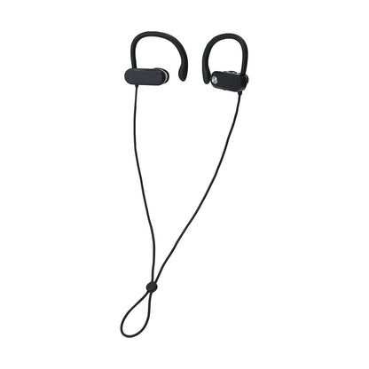 Sports Hook Bluetooth Earphones - Black