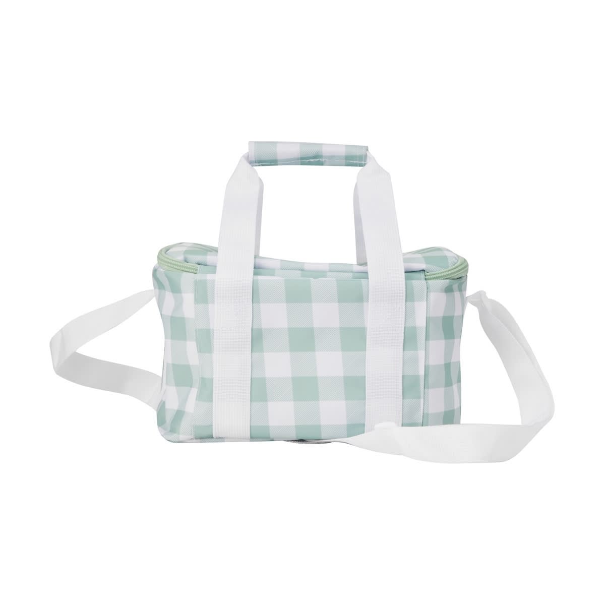 Gingham Large Insulated Lunch Bag