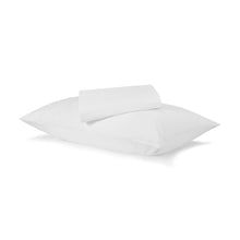 250 Thread Count Cotton Rich Sheet Set - Single Bed, White