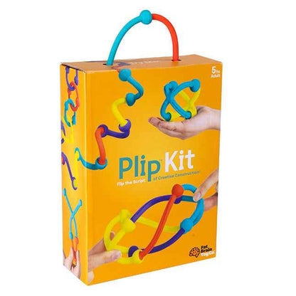 Fat Brain Toys Plip Kit Pop It 46pcs Silicone in 3 Shapes Arches Sticks and XS Travel Fidget Toys Sensory Toys Best Seller 5yrs+