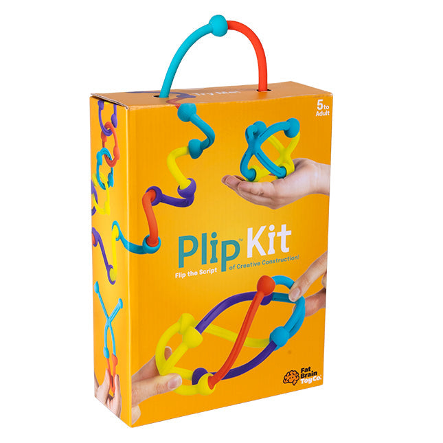 Fat Brain Toys Plip Kit Pop It 46pcs Silicone in 3 Shapes Arches Sticks and XS Travel Fidget Toys Sensory Toys Best Seller 5yrs+