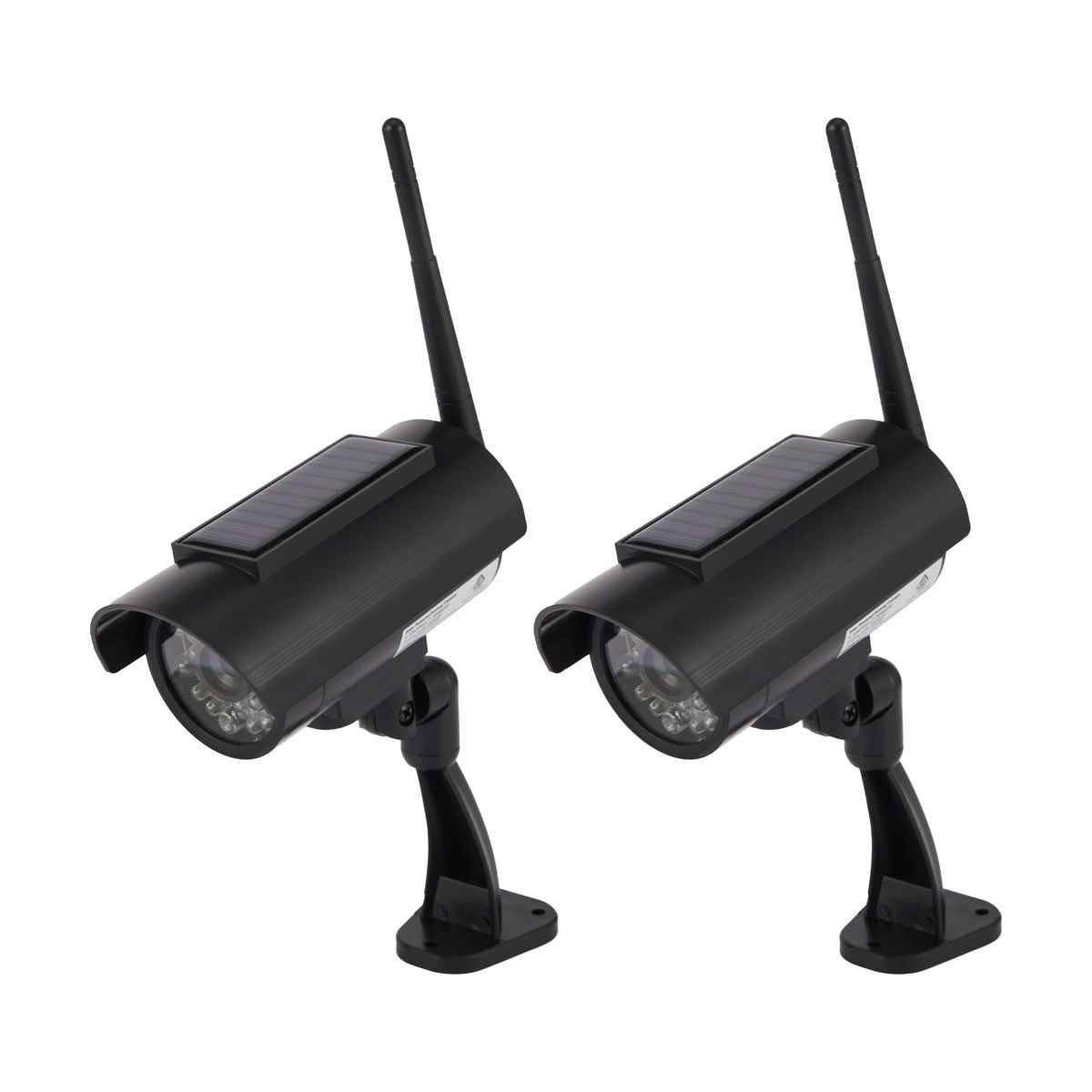 2 Pack Solar Dummy Cameras