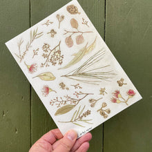 Bridget Farmer Printmaker Australian Bush Sticker Sheet A5 Art and craft for kids Retired