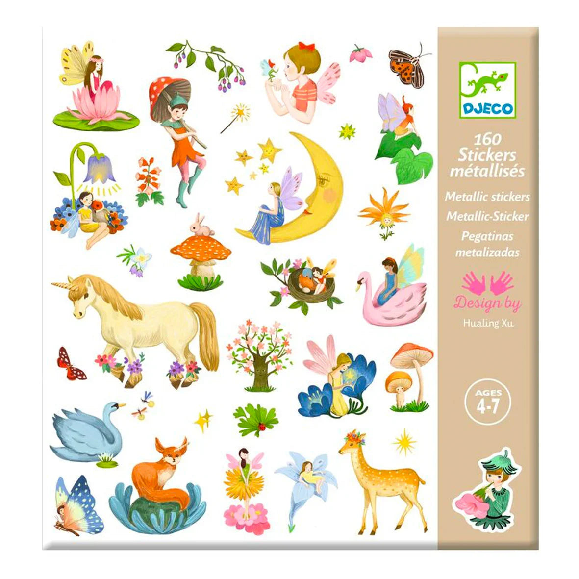 Stickers 160pcs Djeco Stationary Art and craft for kids Best Seller 3yrs+