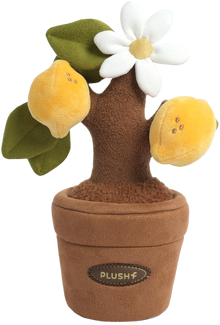 PlushWoods Lemon Tree Plant Plush With Pot 25cm