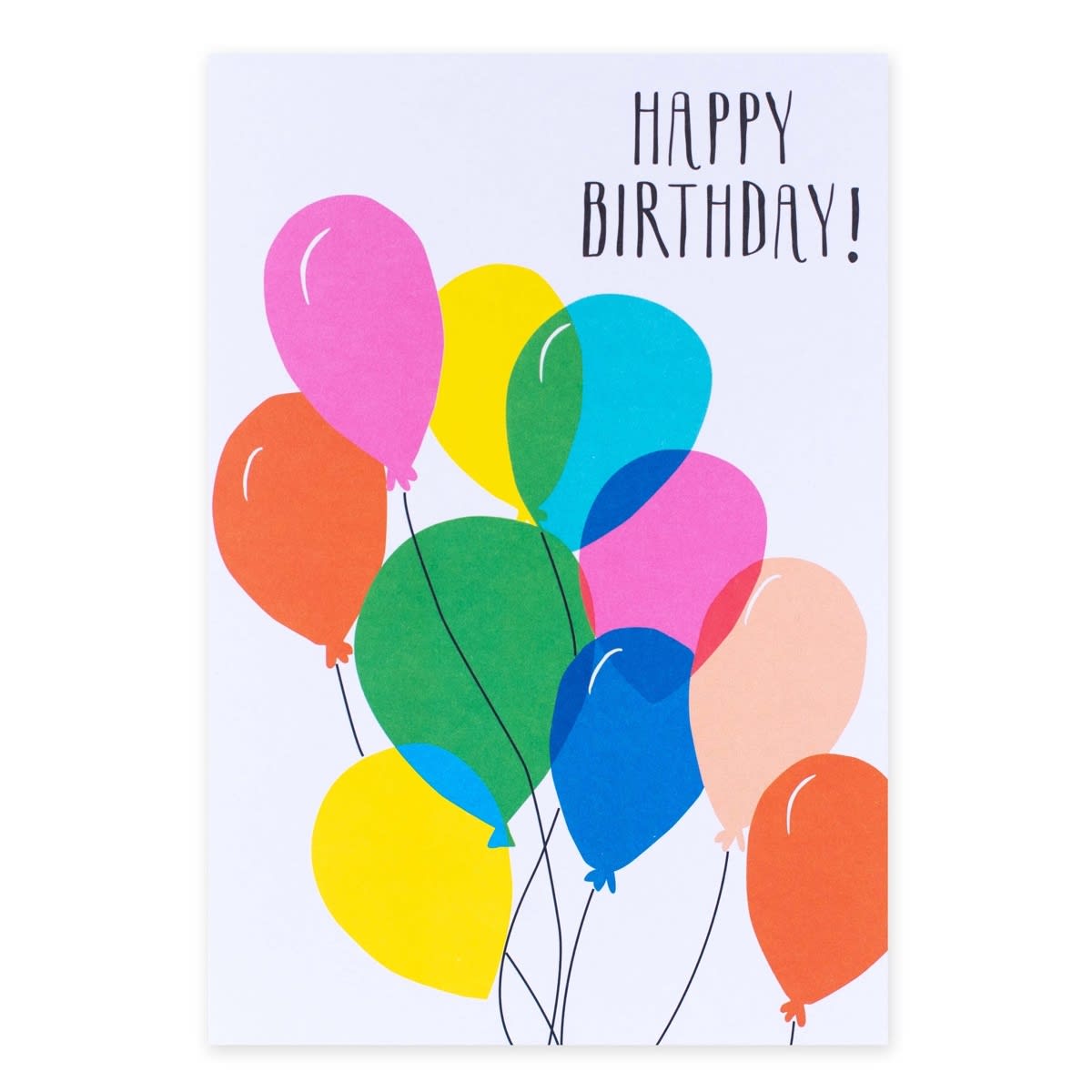 Creative Publishing from Hallmark Birthday Card - Balloons