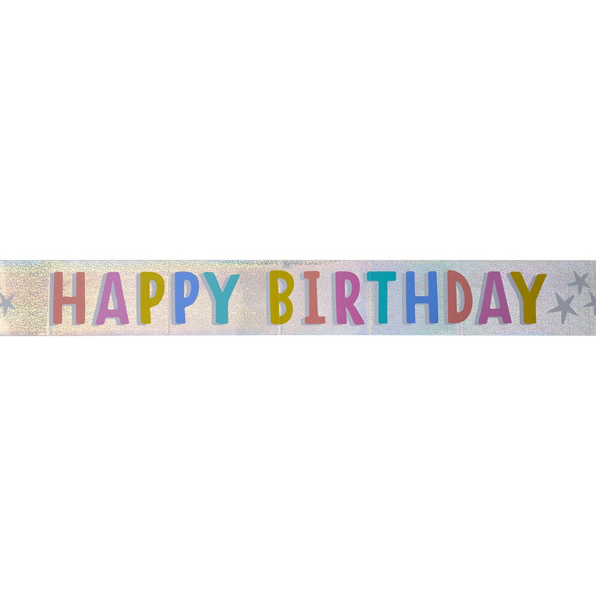 Happy Birthday Foil Banner