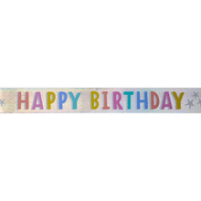 Happy Birthday Foil Banner