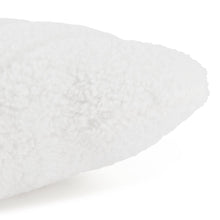 Shell Boucle Cushion - White