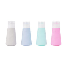 4 Pack Travel Solutions Silicone Bottles
