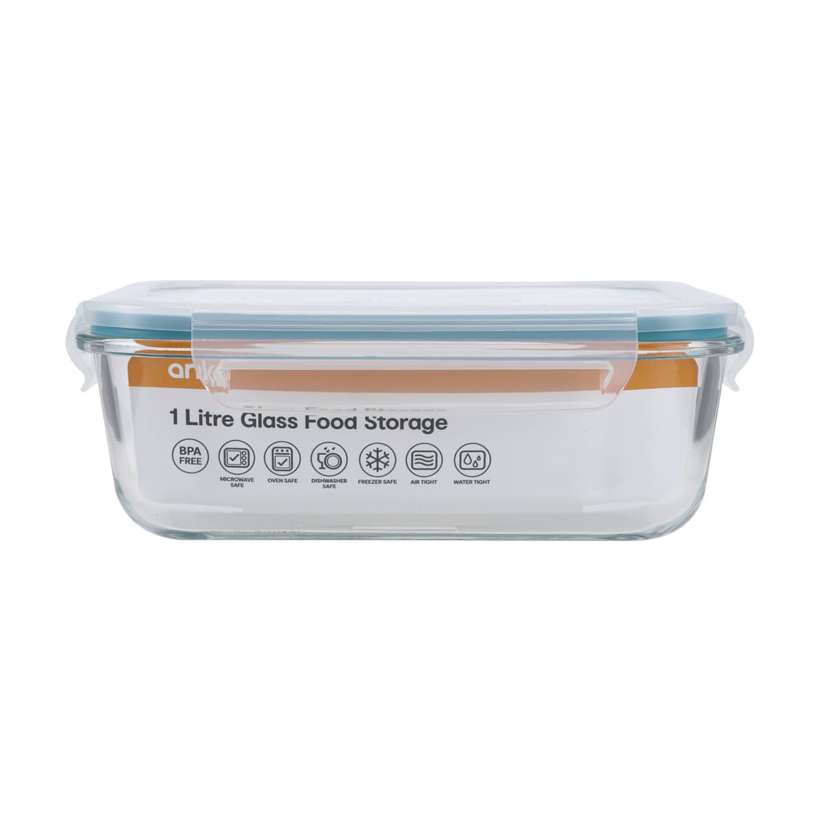 1 Litre Glass Food Storage Container