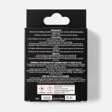 OXX Cosmetics 24 Pack Artificial Nails with Adhesive - Squareletto Shape, 3D Butterfly