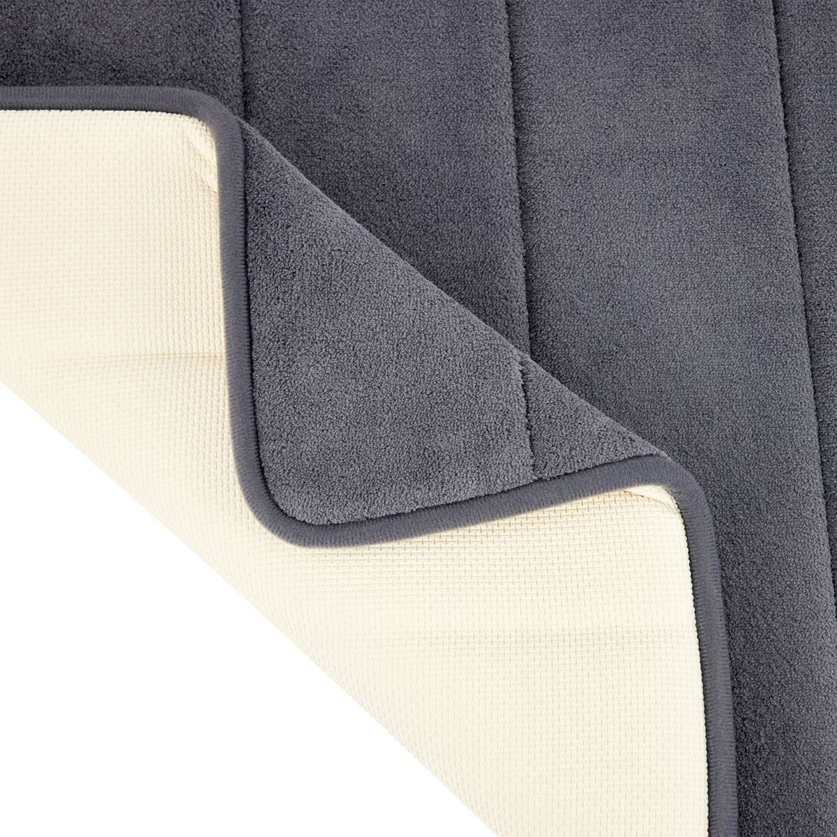 Memory Foam Bath Mat - Charcoal