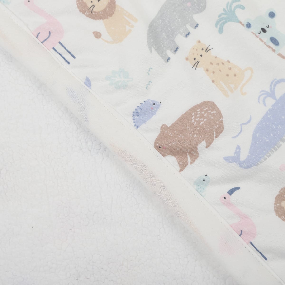 Jersey Plush Blanket - Animals