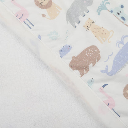 Jersey Plush Blanket - Animals