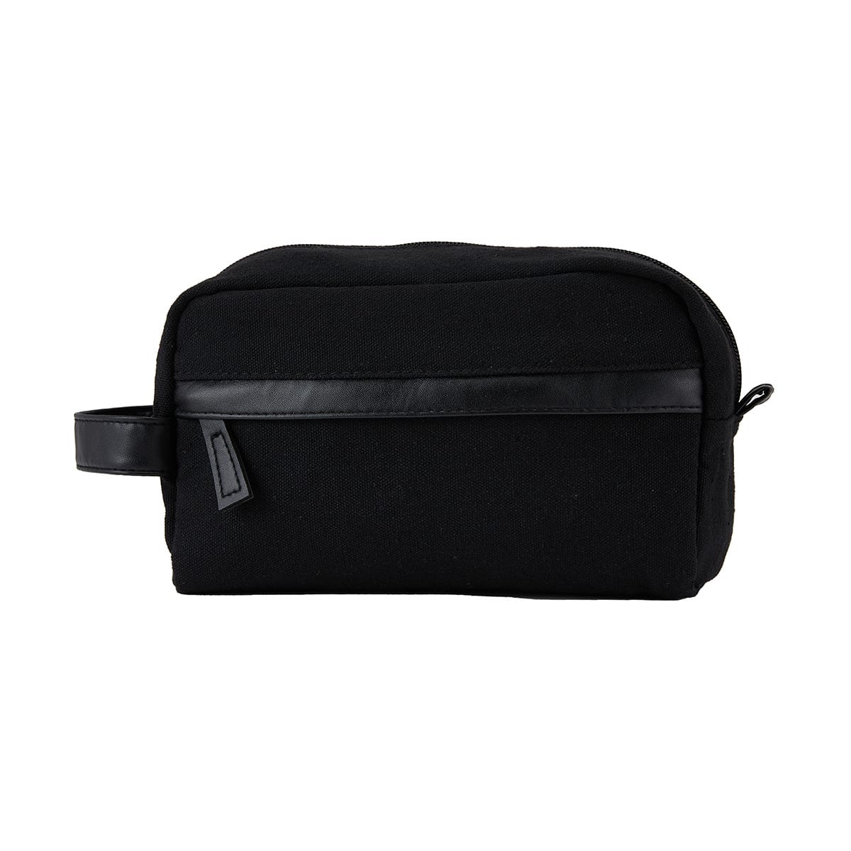 Canvas Washbag - Black
