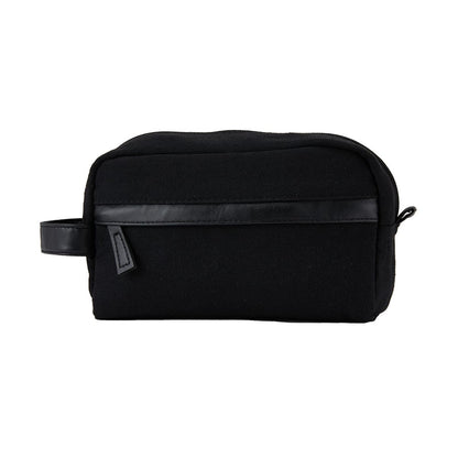 Canvas Washbag - Black