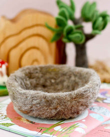 Tara Treasures Felt Bird Nest Pretend & Imaginative Play Toys Retired 3yrs+