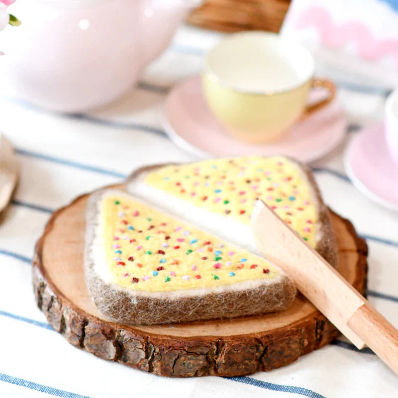 Tara Treasures Felt Fairy Bread Set of 2 Pretend and Imaginative Play Kitchen Accessories 3yrs+