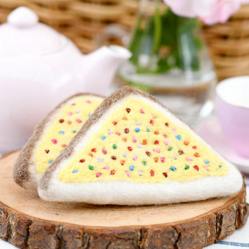 Tara Treasures Felt Fairy Bread Set of 2 Pretend and Imaginative Play Kitchen Accessories 3yrs+