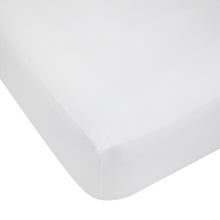 500 Thread Count Australian Grown Cotton Fitted Sheet - Double Bed, White