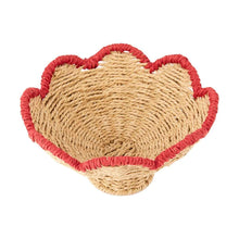 Red Edge Woven Bowl