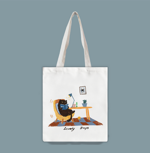 Mint My Desk Tote Bag